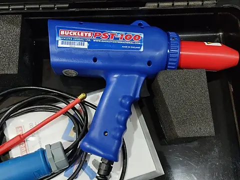 Spark tester Buckleys para control de calidad de geomembranas